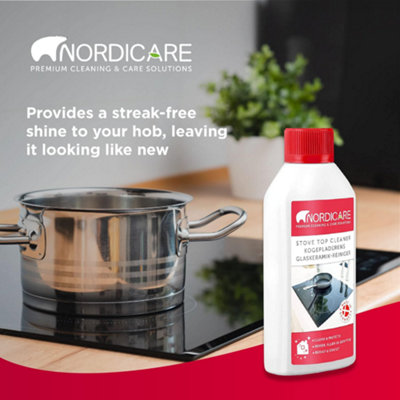 Nordicare Hob Cleaner 500ml for Glass Ceramic and Induction Hobs Stove ...