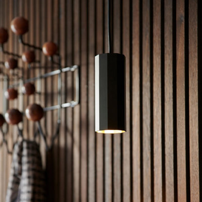 Nordlux Alanis Indoor Dining Kitchen Hallway Pendant Ceiling Light in Black (Diam) 6cm