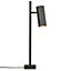 Nordlux Alanis Indoor Living Dining Office Table Lamp in Black (Diam) 6cm