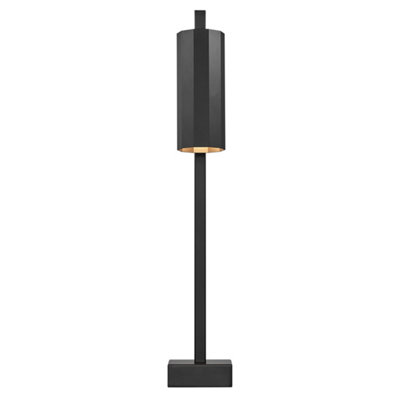 Nordlux Alanis Indoor Living Dining Office Table Lamp in Black (Diam) 6cm