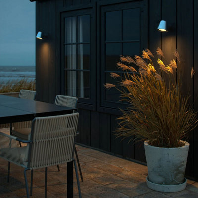 Nordlux Aleria Outdoor Wall Light in Galvanized (Height) 11.3cm