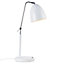 Nordlux Alexander Indoor Living Dining Bedroom Office Table Lamp in White (Diam) 16cm