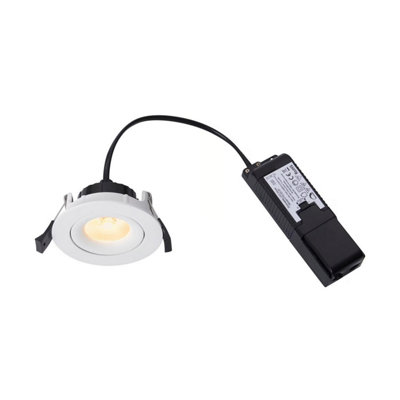 Nordlux Aliki Indoor Bathroom Downlight in White (Height) 4.5cm | DIY ...