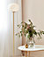 Nordlux Alton 27,5 Indoor Living Dining Bedroom Metal Floor Lamp in Brass (H) 150cm