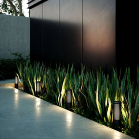 Nordlux Aludra 45 Garden Light Black Aluminium Outdoor Dimmable Decorative Lamp (H) 45cm