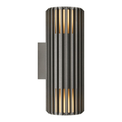 Curated visual reference: Picture Idea: Nordlux Aludra Double Wall Light Seaside Outdoor Lighting In Anthracite
