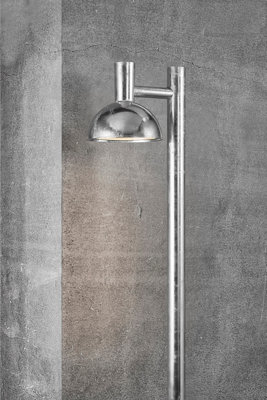 Nordlux Arki 100 Outdoor Patio Terrace Garden Light In Galvanized (Height) 100cm