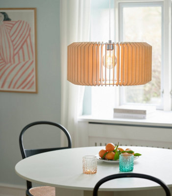 Nordlux Asti 50 Indoor Dining Living Kitchen Hallway Pendant In Nature (Diam) 50cm