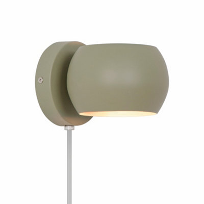 Nordlux Belir Indoor Spotlight Wall Light in Dusty Green (Height) 11cm