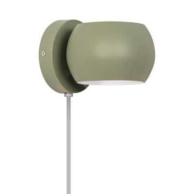 Nordlux Belir Indoor Spotlight Wall Light in Dusty Green (Height) 11cm