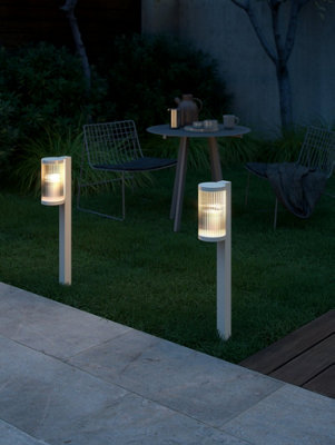 Nordlux Coupar Outdoor Patio Terrace Garden Light in White (Height) 80cm