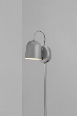 Nordlux DFTP Angle GU10 Indoor Bedroom Living Dining Hallway Wall Light In Grey (Height) 19.1cm