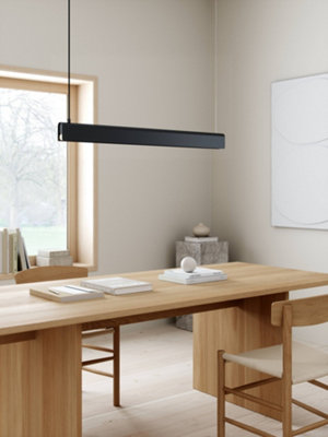 Nordlux DFTP Beau 100 Indoor Dining Living Kitchen Hallway Pendant In Black (Height) 8.5cm