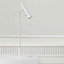 Nordlux DFTP Mib 6 Tiltable Indoor Living Bedroom Office Metal Table Lamp in White (Diam) 6cm