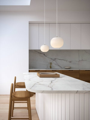 Nordlux DFTP Navone Indoor Dining Living Kitchen Hallway Pendant In White (Diam) 20cm