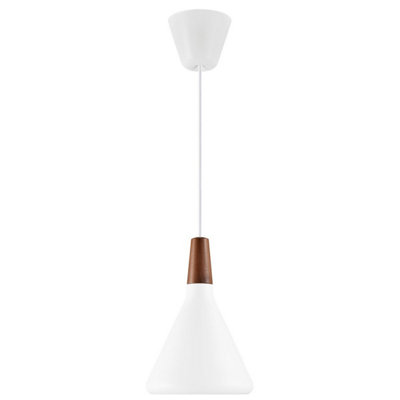 Nordlux DFTP Nori 18 Indoor Living Dining Metal Pendant Ceiling Light in White (Diam) 18cm