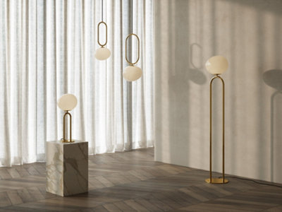Nordlux DFTP Shapes 27 Indoor Dining Living Kitchen Hallway Pendant In Brass (Diam) 27cm