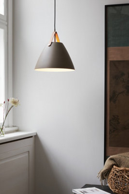 Nordlux DFTP Strap 36 Indoor Dining Living Kitchen Hallway Pendant In Beige (Diam) 36cm