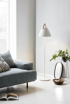 Nordlux DFTP Strap Indoor Living Dining Bedroom Floor Lamp In White (Height) 153.7cm