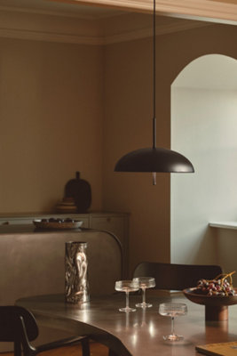 Nordlux DFTP Versale 35 Indoor Dining Living Kitchen Hallway Pendant In Black (Diam) 35cm
