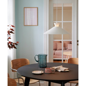 Nordlux Dial 45 Indoor Living Room Dining Office Hallway Pendant Ceiling Light in White (Diam) 45cm