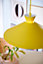 Nordlux Dial 45 Indoor Living Room Dining Office Hallway Pendant Ceiling Light in Yellow (Diam) 45cm