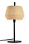 Nordlux Dicte Indoor Living Dining Bedroom Textile Table Lamp in Beige (Diam) 21cm
