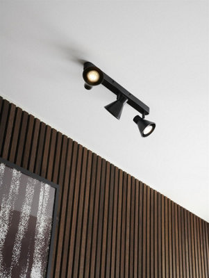 Nordlux Eik 3 Spot Light in Black