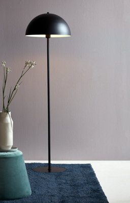 Nordlux Ellen 40 Indoor Living Dining Metal Floor Lamp in Black (H) 140cm