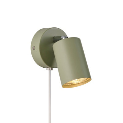 Nordlux Explore Indoor Bedroom Living Dining Hallway Wall Light In Green (Height) 11.5cm