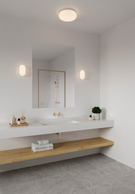 Nordlux Foam Indoor Living Dining Kitchen Bedroom Ceiling Light In White (Height) 12cm