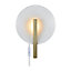Nordlux Furiko Indoor Wall Light in Brushed Brass (Height) 42.3cm
