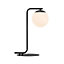 Nordlux Grant Indoor Living Dining Bedroom Glass Table Lamp in Black (Diam) 14.5cm