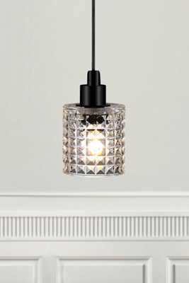 Nordlux Hollywood Indoor Dining Living Kitchen Hallway Pendant In Clear (Diam) 10.8cm
