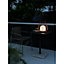Nordlux Jim To-Go Outdoor Patio Terrace Metal Battery Powered Dimmable LED Light in Red (H) 30.3cm
