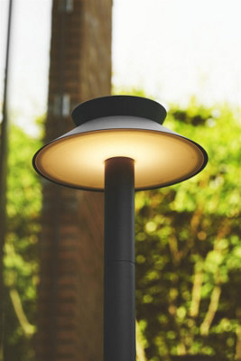 Nordlux Justina Solar Garden Outdoor Light in Anthracite 60cm Tall