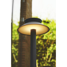 Nordlux Justina Solar Garden Outdoor Light in Anthracite 60cm Tall