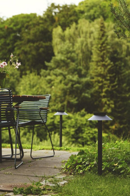 Nordlux Justina Solar Garden Outdoor Light in Black 60cm Tall