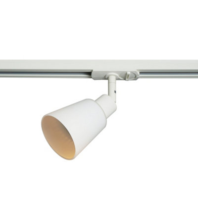 Nordlux Koniekel Link Indoor Kitchen Dining Hallway Track Light In White (Diam) 6cm
