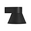 Nordlux Kyklop Cone Outdoor Wall Light in Black (Height) 13.4cm