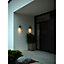 Nordlux Kyklop Cone Outdoor Wall Light in Black (Height) 13.4cm