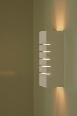 Nordlux Lancio Square Indoor Bedroom Living Dining Hallway Wall Light In White (Height) 21.5cm