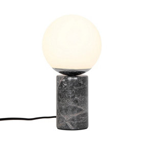 Nordlux Lilly Globe Table Lamp Grey E14
