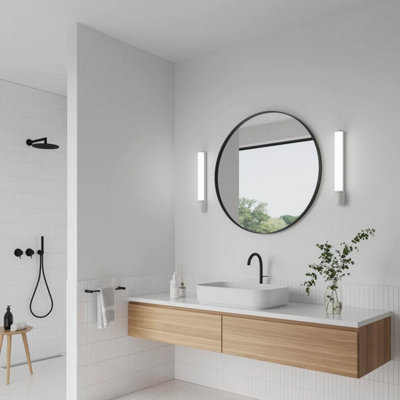 Nordlux Malaika 49 Indoor Bathroom Wall Light in White (Height) 7cm