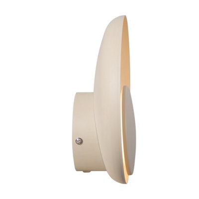 Nordlux Marsi Indoor Dimmable Wall Light in Beige (Height) 21cm