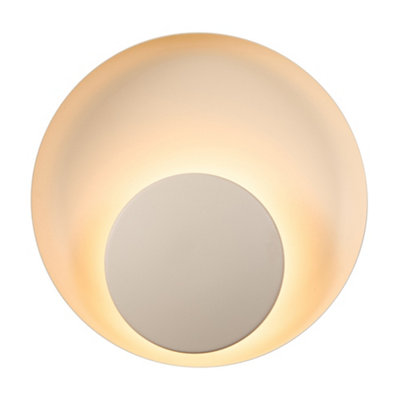 Nordlux Marsi Indoor Dimmable Wall Light in Beige (Height) 21cm