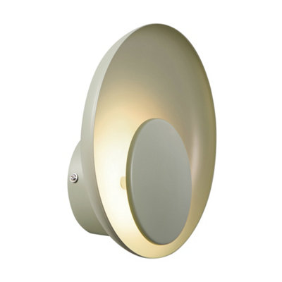 Nordlux Marsi Indoor Dimmable Wall Light in Dusty Green (Height) 21cm