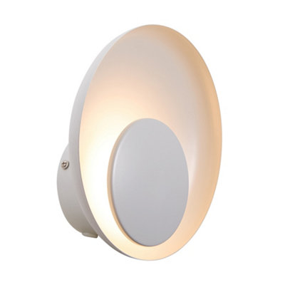 Nordlux Marsi Indoor Dimmable Wall Light in White (Height) 21cm