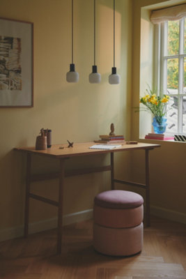 Nordlux Milford Mini 3-Rail Indoor Dining Living Kitchen Hallway Pendant In Black (Diam) 10cm