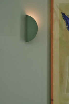 Nordlux Model 2110 Indoor Bedroom Living Dining Hallway Wall Light In Green (Height) 10cm